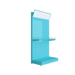 display stand metal perforated board display racking - Kaso Shelves - display stand