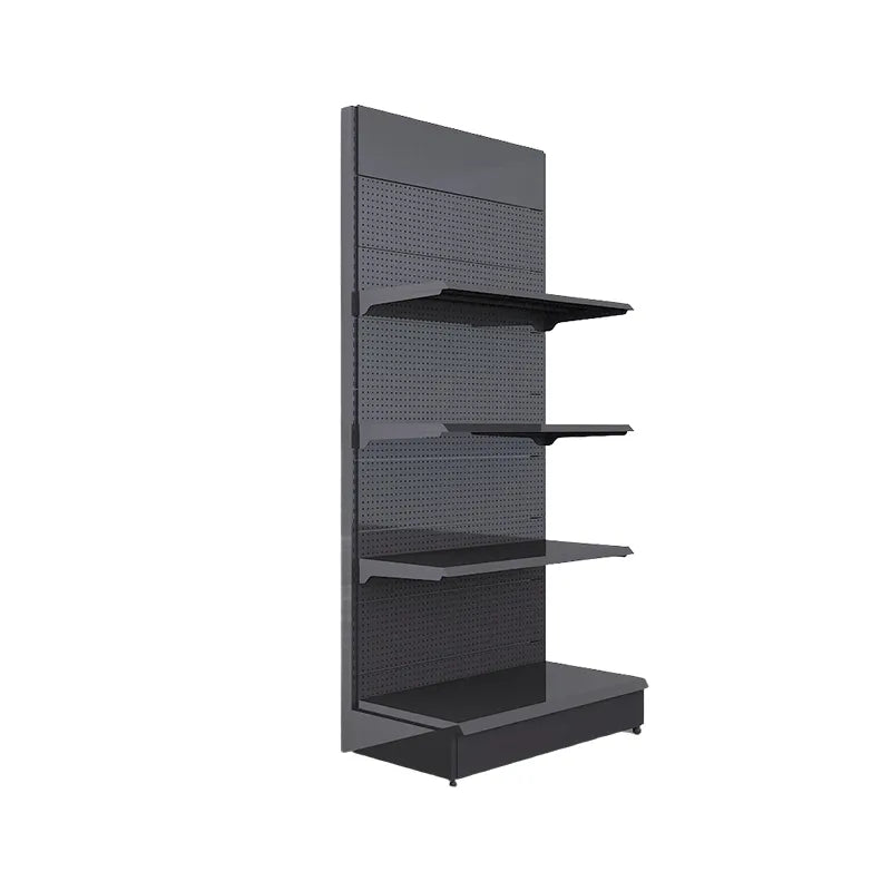 display stand metal perforated board rack - Kaso Shelves