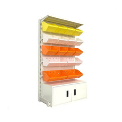 gondola shelves metalic shelves with accessories box display - Kaso Shelves
