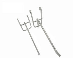 Hooks for wire mesh plate display stainless steel hooks - Kaso Shelves