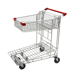 metal folding trolley supermarket shopping trolley shop - Kaso Shelves