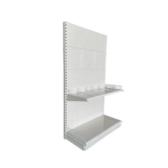 metal pegboard display stand diy display rack - Kaso Shelves