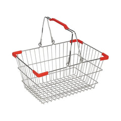 shopping basket metal portable basket for shop - Kaso Shelves