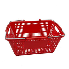shopping basket plastic portable basket for supermarket shop - Kaso Shelves