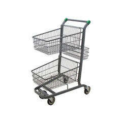 shopping cart metal trolley cart for shop - Kaso Shelves