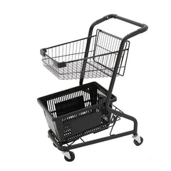 shopping trolley cart metal trolley cart for retail - Kaso Shelves